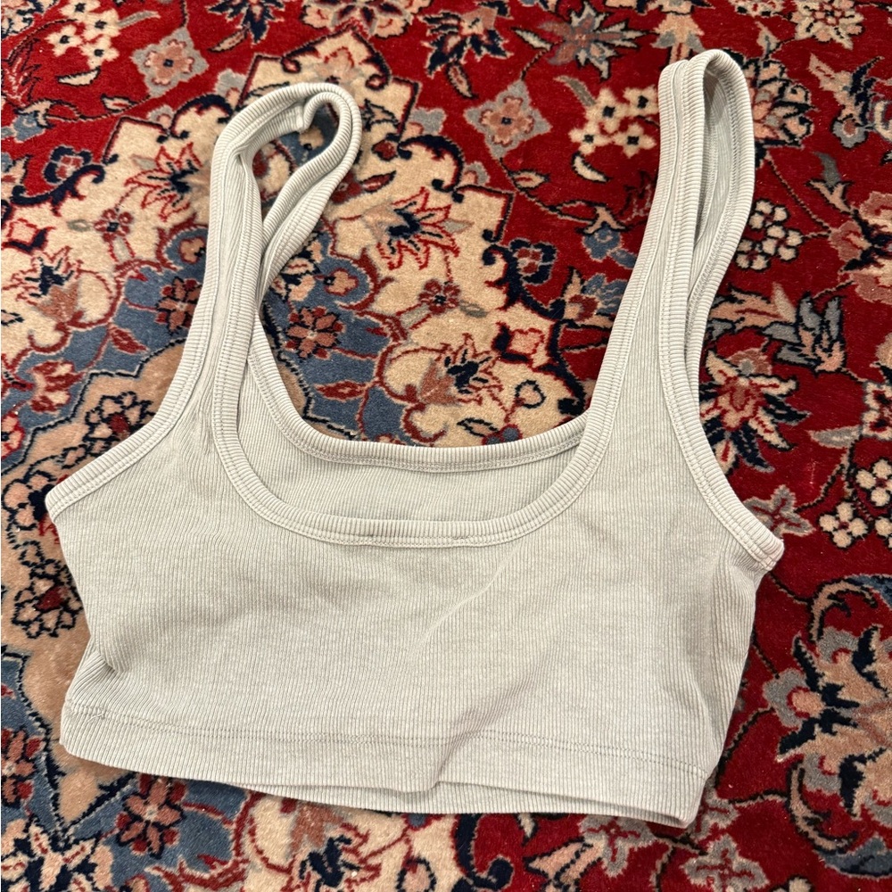 Zara Cream Crop Top